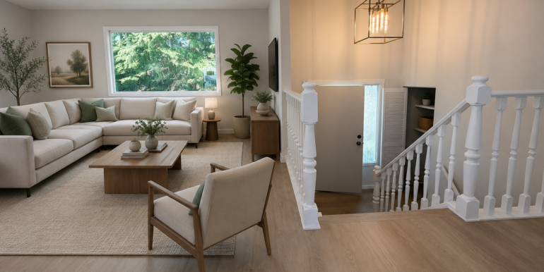 livingroom photo with furniture view